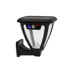Lampa ogrodowa solarna wbijana lub kinkiet led 2 sposoby instalacji