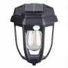 Lampa solarna kinkiet LED z ciepłą żarówką czujnikiem ruchu zmierzchu