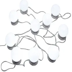 Lampki do lustra toaletki led zestaw 10 lamp do samodzielnego montarzu
