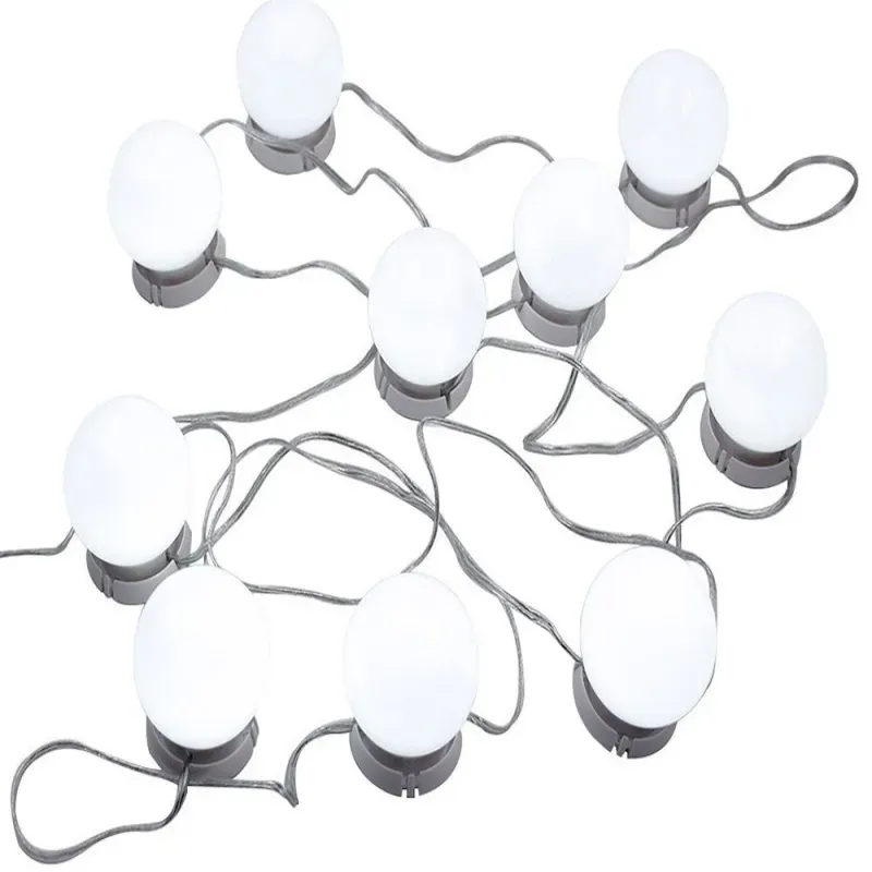 Lampki do lustra toaletki led zestaw 10 lamp do samodzielnego montarzu Lampki do lustra toaletki led zestaw 10 lamp do samodzielnego montarzu