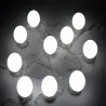 Lampki do lustra toaletki led zestaw 10 lamp do samodzielnego montarzu