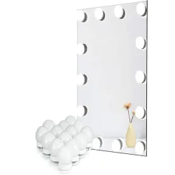 Lampki do lustra toaletki led zestaw 10 lamp do samodzielnego montarzu