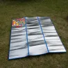 Mata 150x170cm plażowa słomiana z izolacją termiczną od podłoża