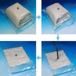 Worek 100x70cm próżniowy na ubrania pościel pluszaki vacuum space bags