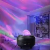 Lampka nocna projektor gwiazd rzutnik zorza nieba głośnik bluetooth