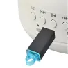 Lampka nocna projektor gwiazd rzutnik zorza nieba głośnik bluetooth
