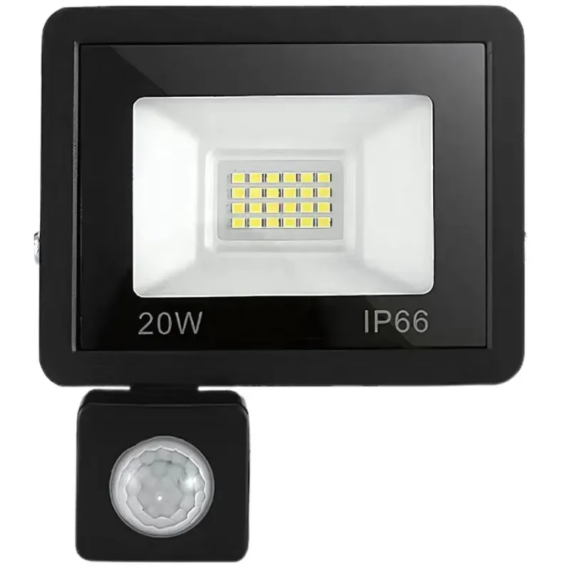 Halogen 20w 6000k naświetlacz reflektor led z czujnik ruchu zmierzchu Halogen 20w 6000k naświetlacz reflektor led z czujnik ruchu zmierzchu