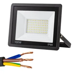 Naświetlacz 100w 6000k halogen reflektor led zewnętrzny wodoodporny