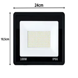 Naświetlacz 100w 6000k halogen reflektor led zewnętrzny wodoodporny