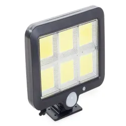 Lampa solarna 6cob z panelem słonecznym z czujnikiem ruchu i zmierzchu