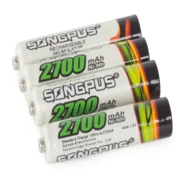 Akumulatorki AAA R3 paluszki opakowanie 4szt do lampek solarnych