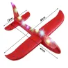 Samolot styropianowy styropianu 47cm świecący led szybowiec rzutka