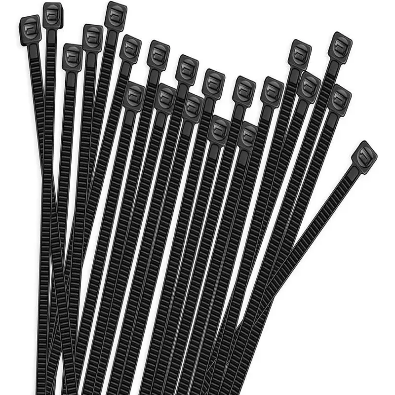 Opaski zaciskowe trytytki 3,6x200mm opakowanie 100 szt czarnych trytek Opaski zaciskowe trytytki 3,6x200mm opakowanie 100 szt czarnych trytek