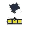 Lampa solarna z czujnikiem ruchu zmierzchu 171 led cob osobny panel