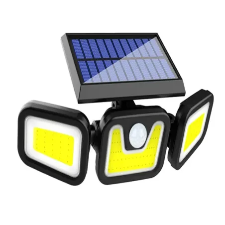 Lampa solarna z czujnikiem ruchu zmierzchu 171 led cob osobny panel-5907451353554