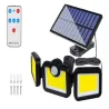 Lampa solarna z czujnikiem ruchu zmierzchu 171 led cob osobny panel