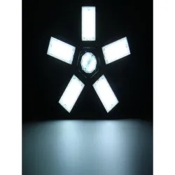 Lampa warsztatowa 80W sufitowa składana żarówka led mocna e27 135 led