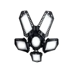 Lampa warsztatowa 80W sufitowa składana żarówka led mocna e27 135 led
