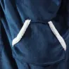 Ciepła bluza koc oversize xxl 2w1 gruba futrzak miękka z kapturem