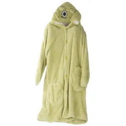 Ciepła bluza koc oversize xl gruba 2w1 futrzak z kapturem kocobluza