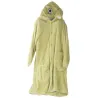 Ciepła bluza koc oversize xl gruba 2w1 futrzak z kapturem kocobluza