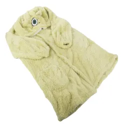 Ciepła bluza koc oversize xl gruba 2w1 futrzak z kapturem kocobluza
