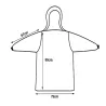 Ciepła bluza koc oversize xl gruba 2w1 futrzak z kapturem kocobluza