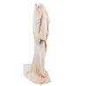 Koc xxl 140x200cm beżowy z rękawami polar ciepła bluza szlafrok-5907451339091-64931