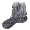 Koc xxl 140x200cm szary z rękawami polar ciepła bluza szlafrok-5907451339084-64946