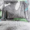 Ciepła bluza szary kocyk dla dziecka junior 2w1 świecąca w ciemności-5907451339060-64956