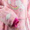 Ciepła bluza różowy kocyk dla dziecka junior 2w1 świecący w ciemności-5907451339053-64976