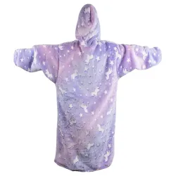 Ciepły futrzak xxl 2w1 fioletowa bluza koc oversize świecący w nocy-5907451339046-65005