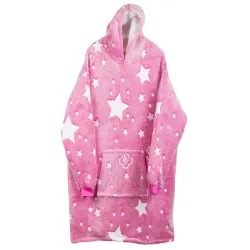 Ciepła bluza xxl 2w1 koc oversize gruby futrzak świecąca w ciemności-5907451339039-65025