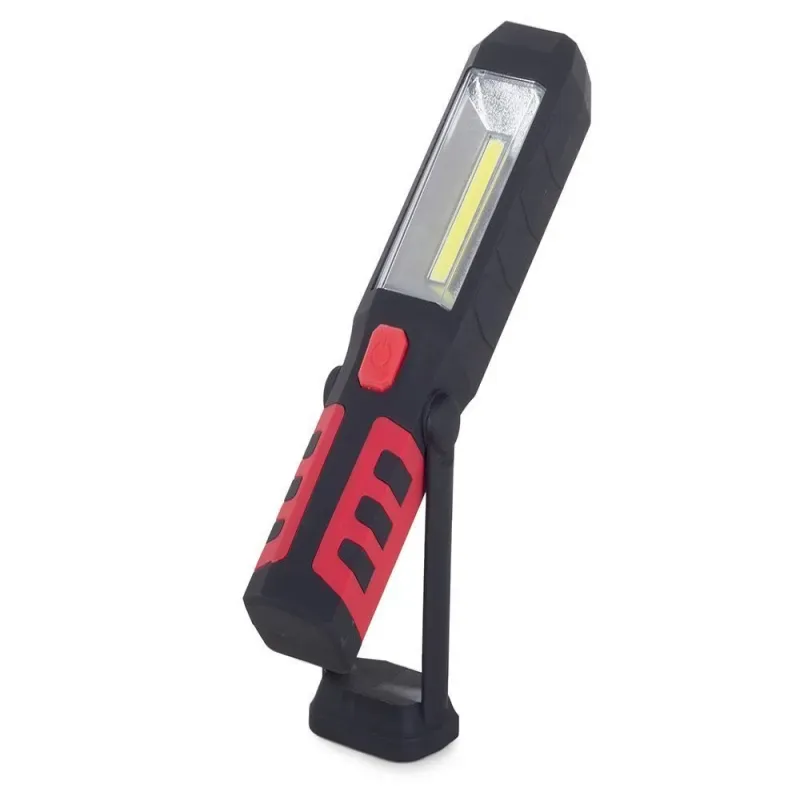 Lampa latarka warsztatowa 3w1 led cob akumulator z lampą ostrzegawczą-5907451324998