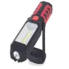 Lampa latarka warsztatowa 3w1 led cob akumulator z lampą ostrzegawczą-5907451324998