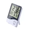 Termometr elektroniczny lcd wewnętrznej wbudowany zegar data i alarm-5907451300626