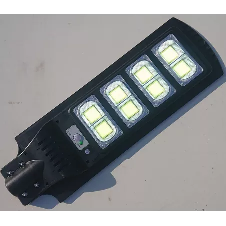 Latarnia uliczna solarna LED COB 320W IP68, czujnik ruchu, panel i pilot-
