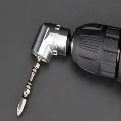 Adapter kątowy nasadka do wkrętarki uchwyt 1/4" HEX (6.35 mm) kolanko-5907451343678