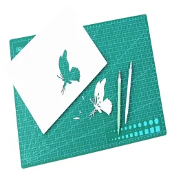 Mata do cięcia samogojąca A3 30x45cm modelarska dwustronna zielona-5907451342930