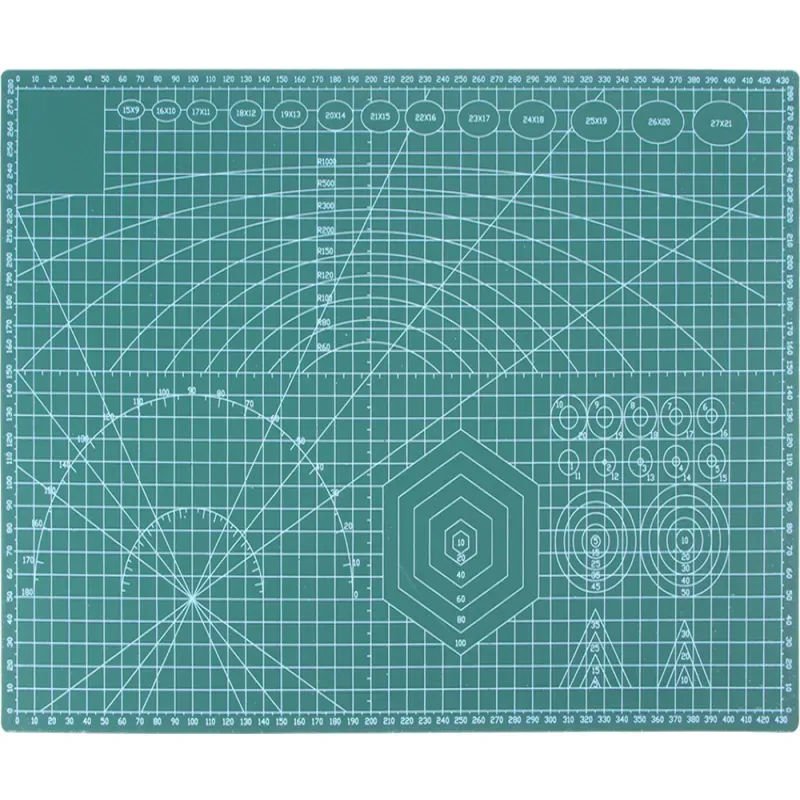 Mata do cięcia samogojąca A3 30x45cm modelarska dwustronna zielona-5907451342930