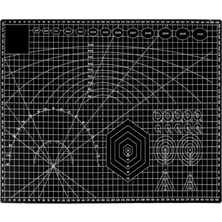 Mata do cięcia samogojąca A3 30x45cm modelarska dwustronna czarna-5907451342954
