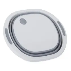 Miska 5 litrów składana silikonowa z odpływem zlew do mycia i płukania-5907451324417