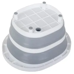 Miska 5 litrów składana silikonowa z odpływem zlew do mycia i płukania-5907451324417