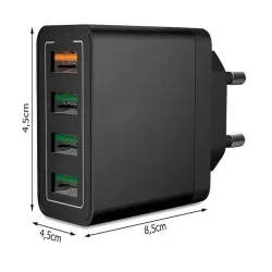 Szybka ładowarka sieciowa 4xusb quick charge 3.0 i starsze standardy-5907451344095