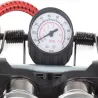 Pompka samochodowa nożna tuv 2 cylindery z manometrem i końcówki-5907451304037