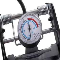 Pompka samochodowa nożna końcówki do roweru auto piłek materacy etc.-5907451352656