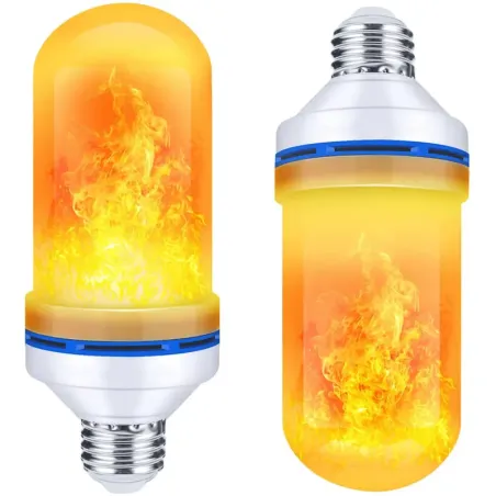 Żarówka led imitująca żywy płomień e27 9w ozdobna pochodnia led-5907451332832