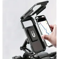Uchwyt rowerowy na telefon do telefonu wodoodporny zamykany obrotowy-5907451358122