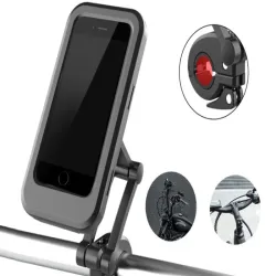 Uchwyt rowerowy na telefon do telefonu wodoodporny zamykany obrotowy-5907451358122