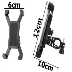 Uchwyt rowerowy na telefon stabilny mocny na kierownicę do motoru-5907451358115